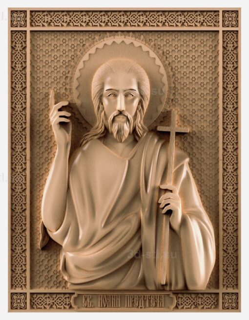 stl модель-Икона Св. Иоанн Предтеча (Креститель)
