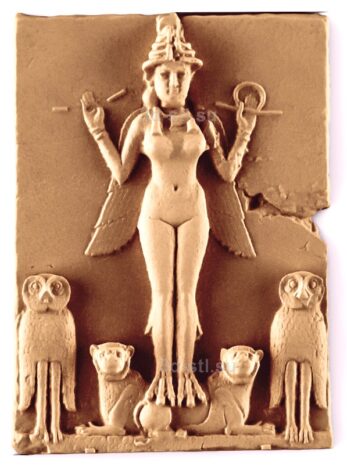 stl модель-Панно Богиня Иштар