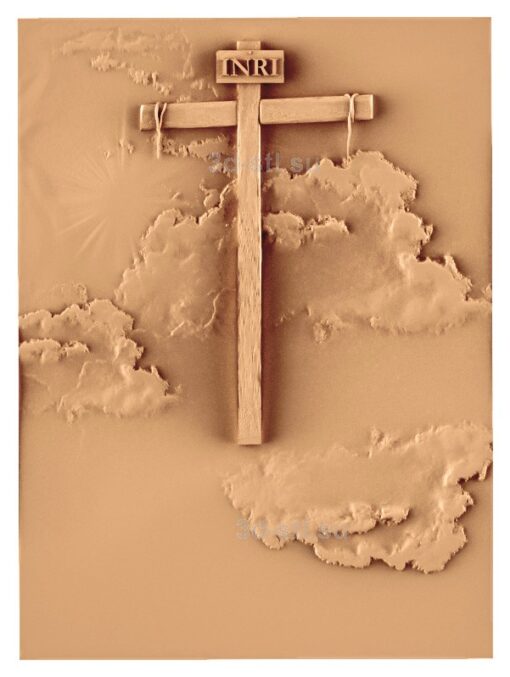 stl модель-Панно Крест без Христа