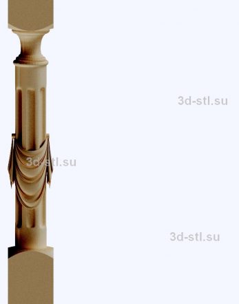 3d stl модель-балясина  №161