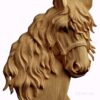 stl модель-барельеф  лошади