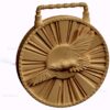 stl модель-Медаль Орел в лучах Солнца