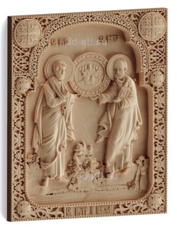 stl модель-Икона Св. Петр и Павел