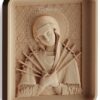 stl модель-Икона Богородица Семистрельная