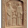 3d stl модель-икона Св. Рафаил Николай и Ирина v2