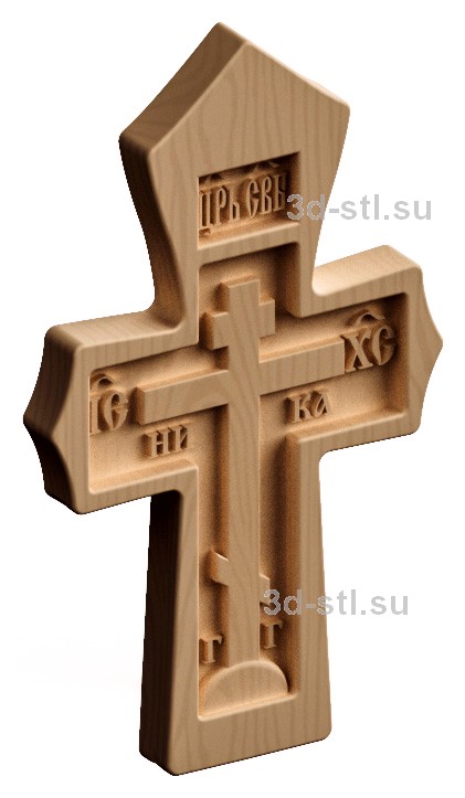 3d stl модель-крест №047
