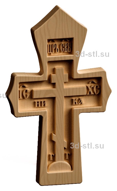 3d stl модель-крест №047