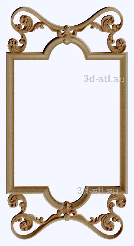 3d stl модель-накладка №398