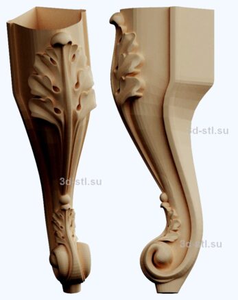 3d stl модель-ножка № 013