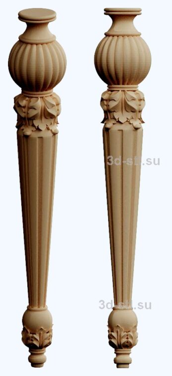3d stl модель-ножка № 017