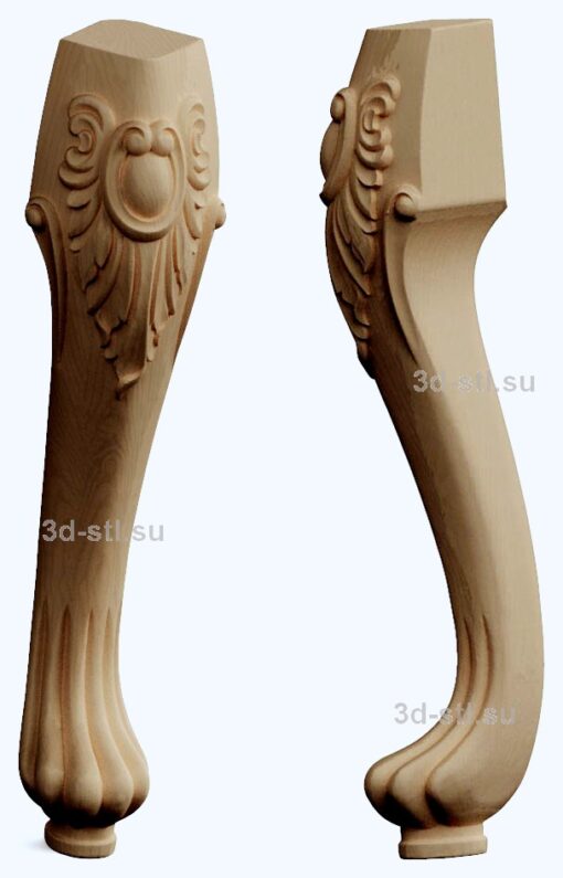 3d stl модель-ножка № 034