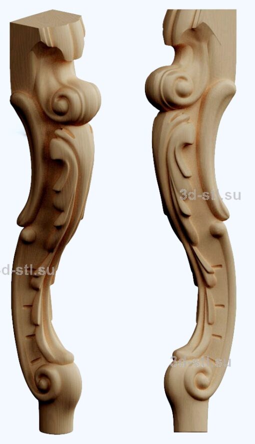 3d stl модель-ножка № 043