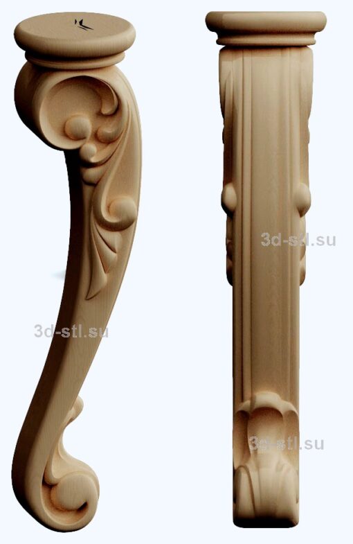 3d stl модель-ножка № 063
