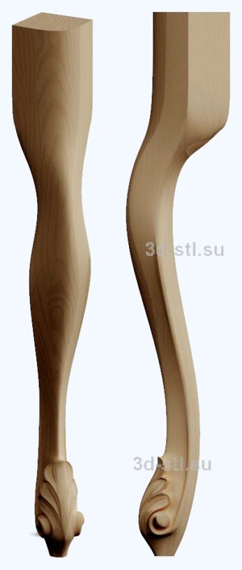 3d stl модель-ножка № 075