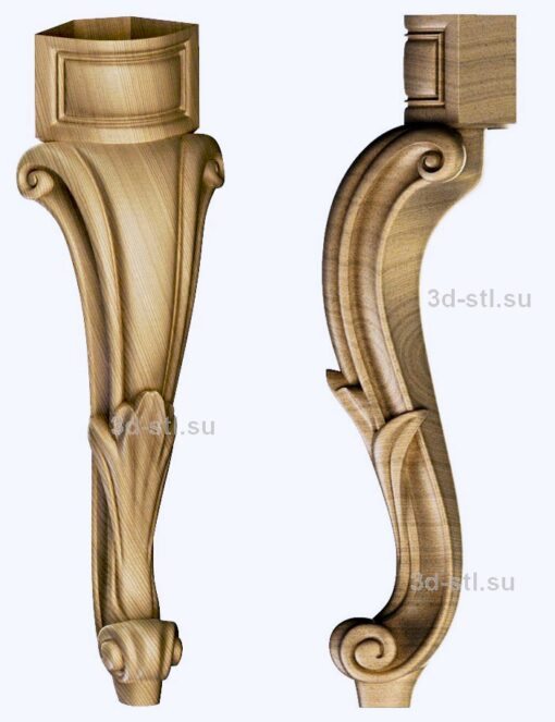 3d stl модель-ножка № 102