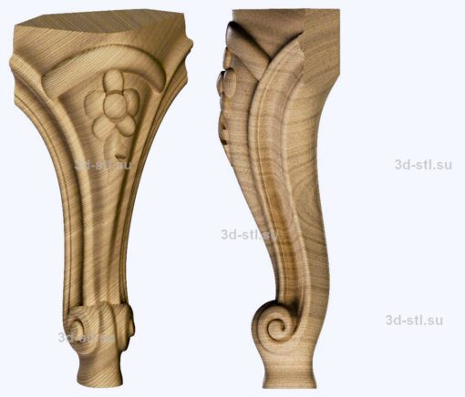 3d stl модель-ножка № 105