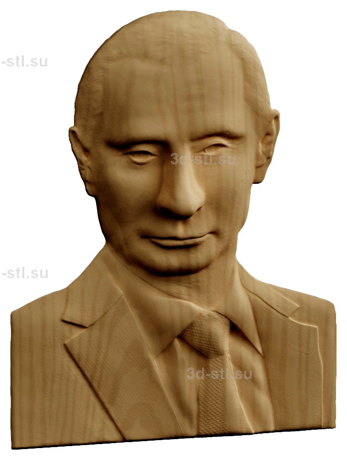 stl модель-Панно Путин