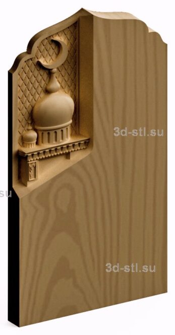 3d stl модель-панно Мечеть 