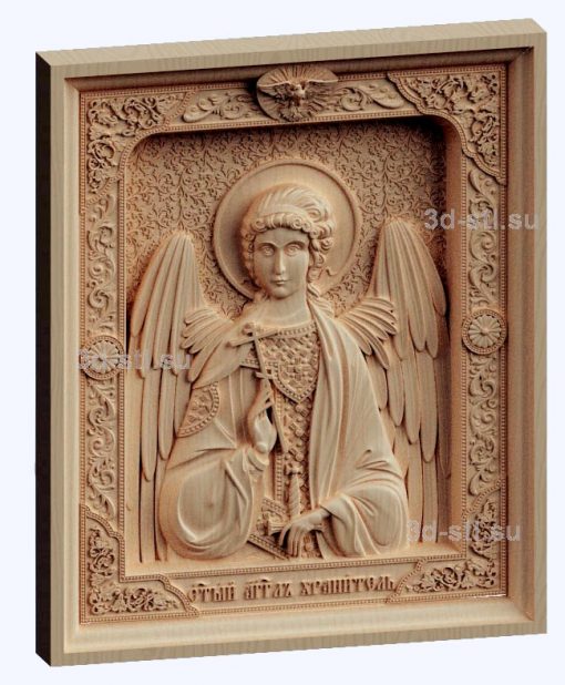 3d stl модель-икона Св. Ангел Хранитель