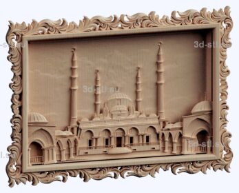 3d stl модель-Мечеть Сердце Чечни(330мб)